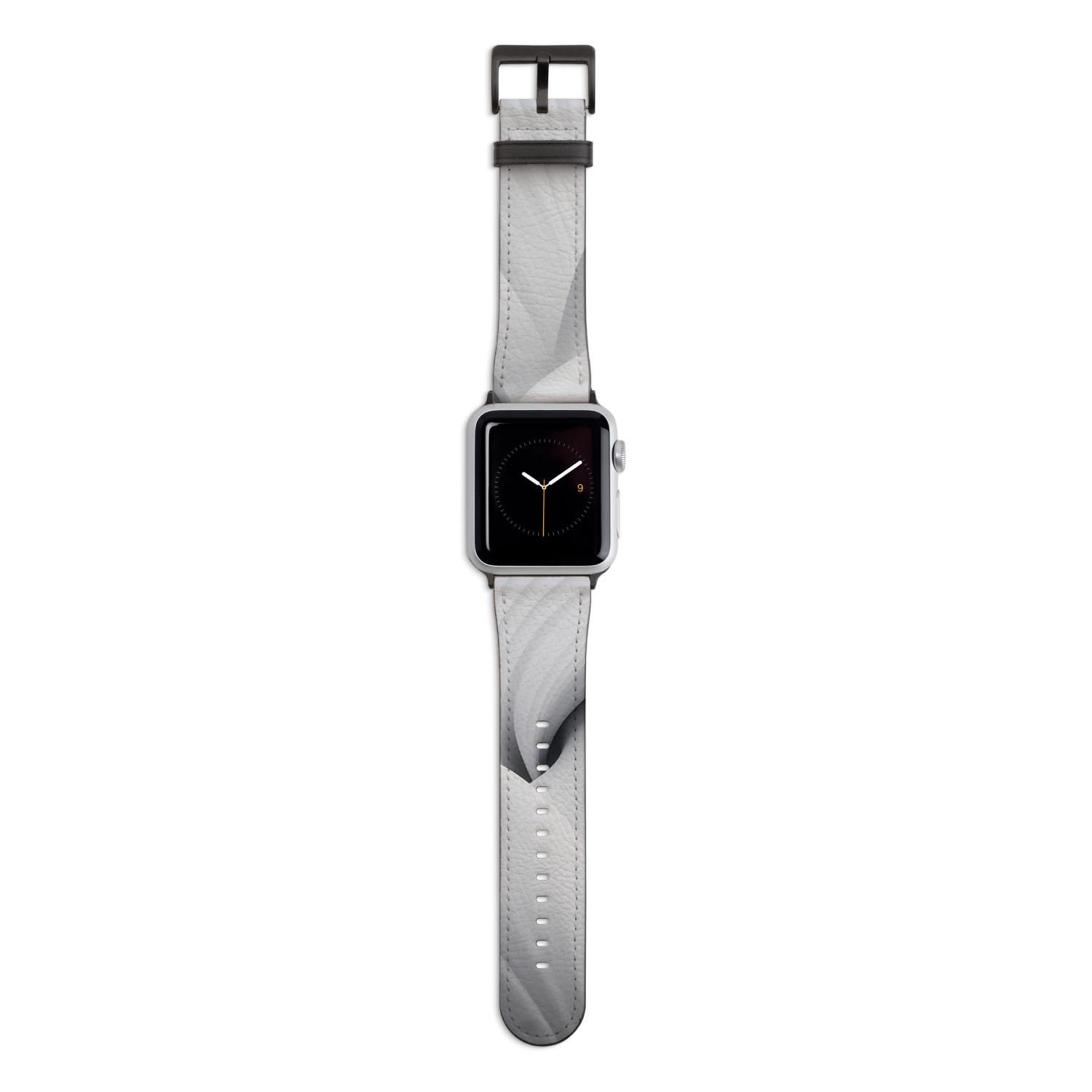 Apple Watch Series 1-8 & SE Faux Leather Band - Frosty Veil