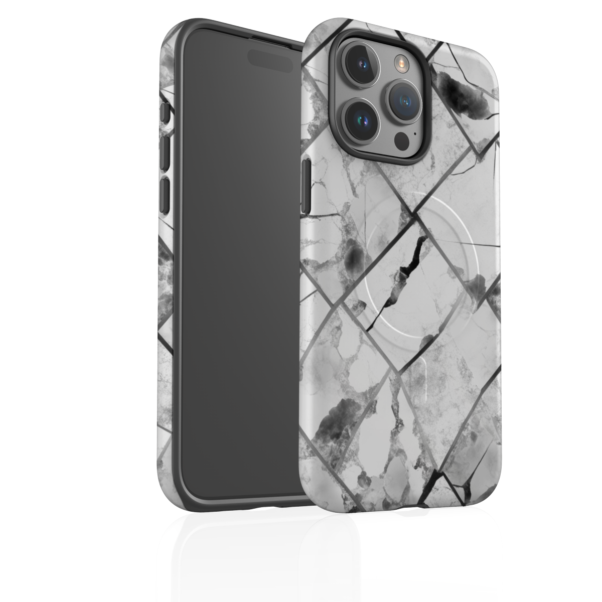 iPhone Tough MagSafe Case - Diamond Noir