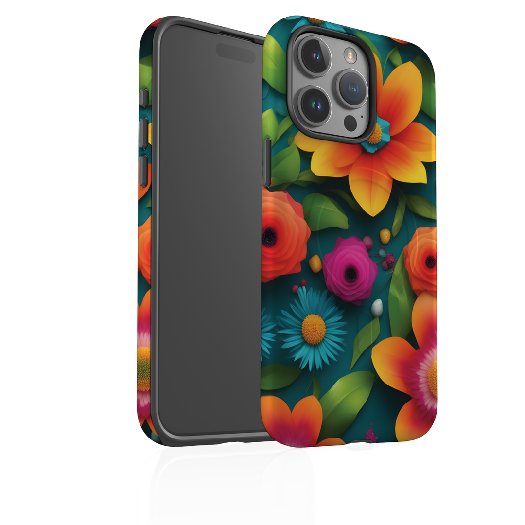 iPhone Tough MagSafe Case - Floral Fiesta