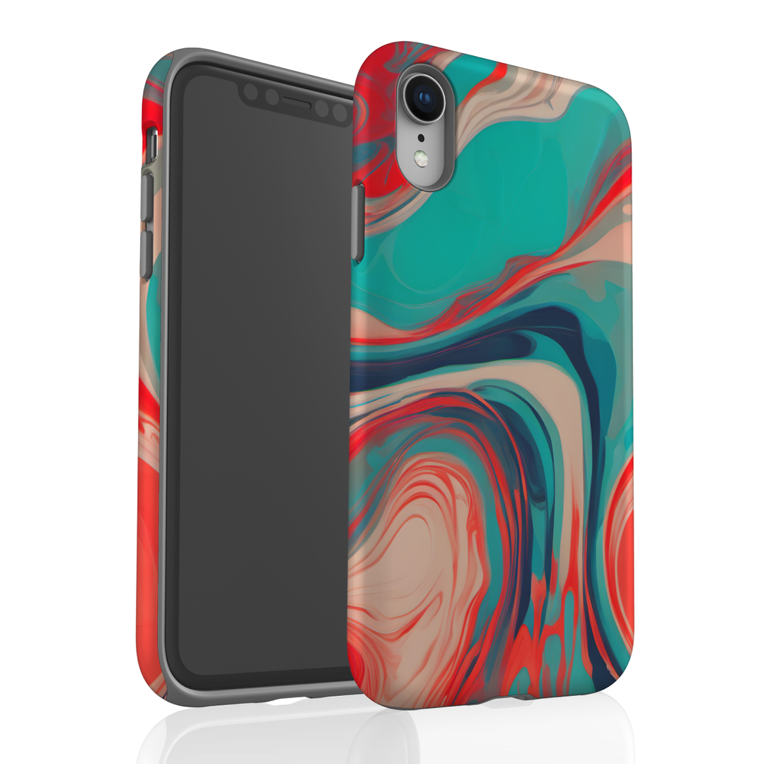 iPhone Tough Case - Opulent Swirls