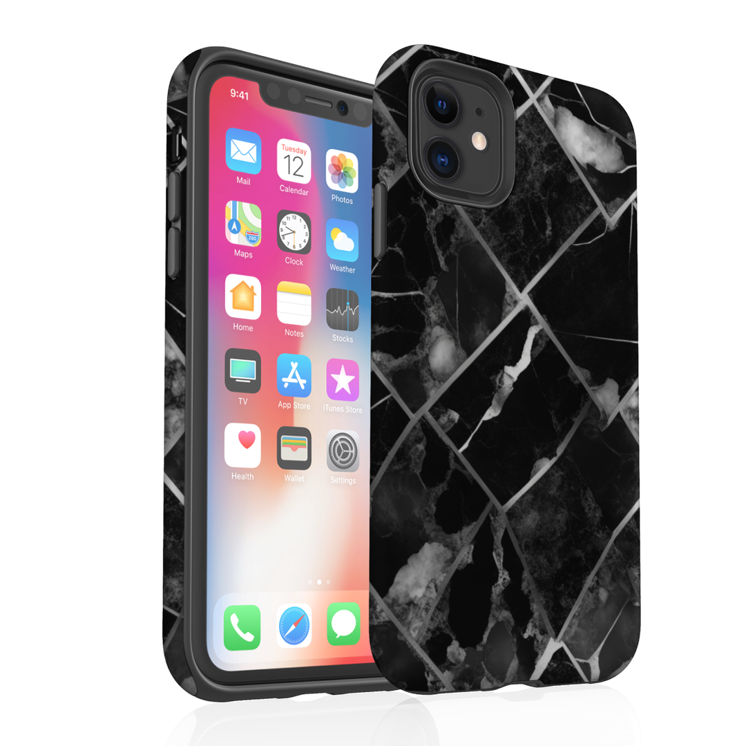 iPhone Tough Case - Diamond Noir
