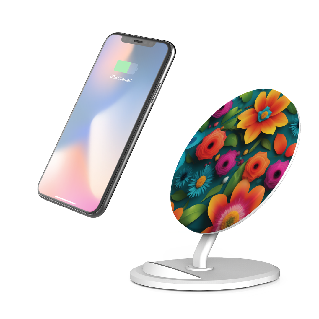 Wireless Charger - Floral Fiesta