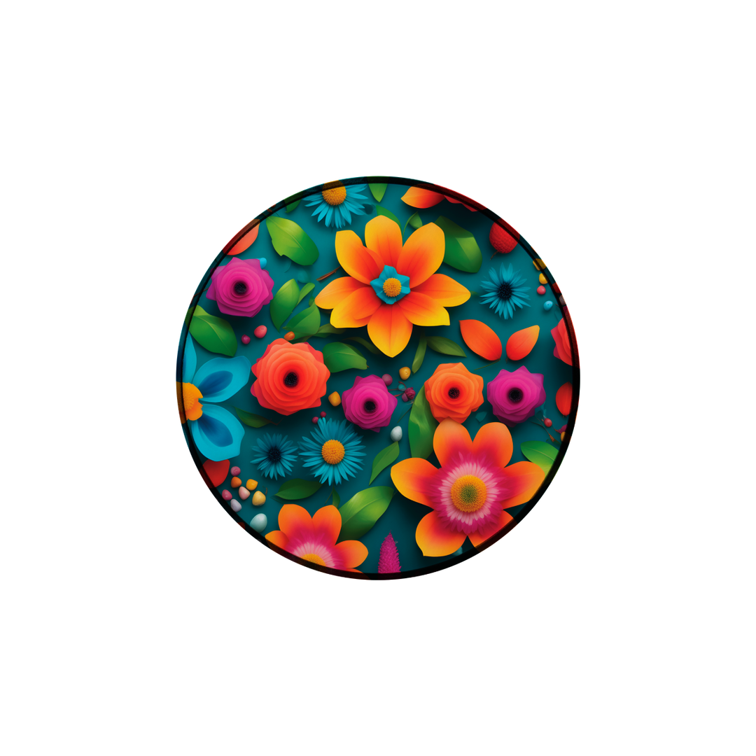 Wireless Magnetic Charger - Floral Fiesta
